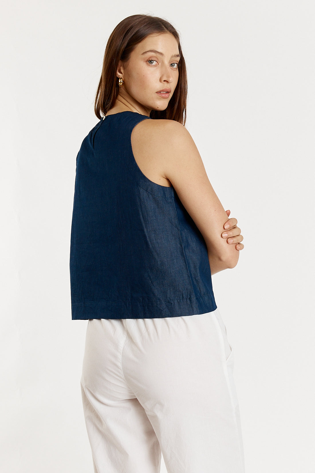 Giliann Lolita Singlet (Denim)