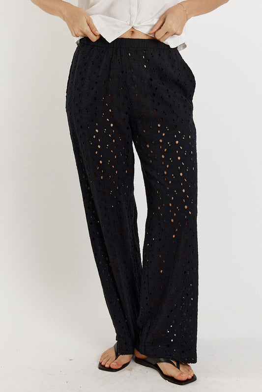 Giliann Olive Pant (Black)