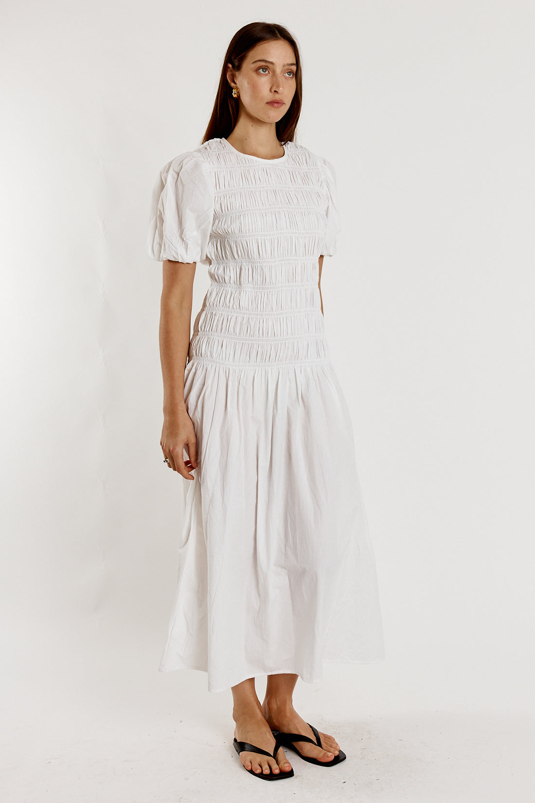 Cowgirl Surfer Giliann Pyke Dress (White)