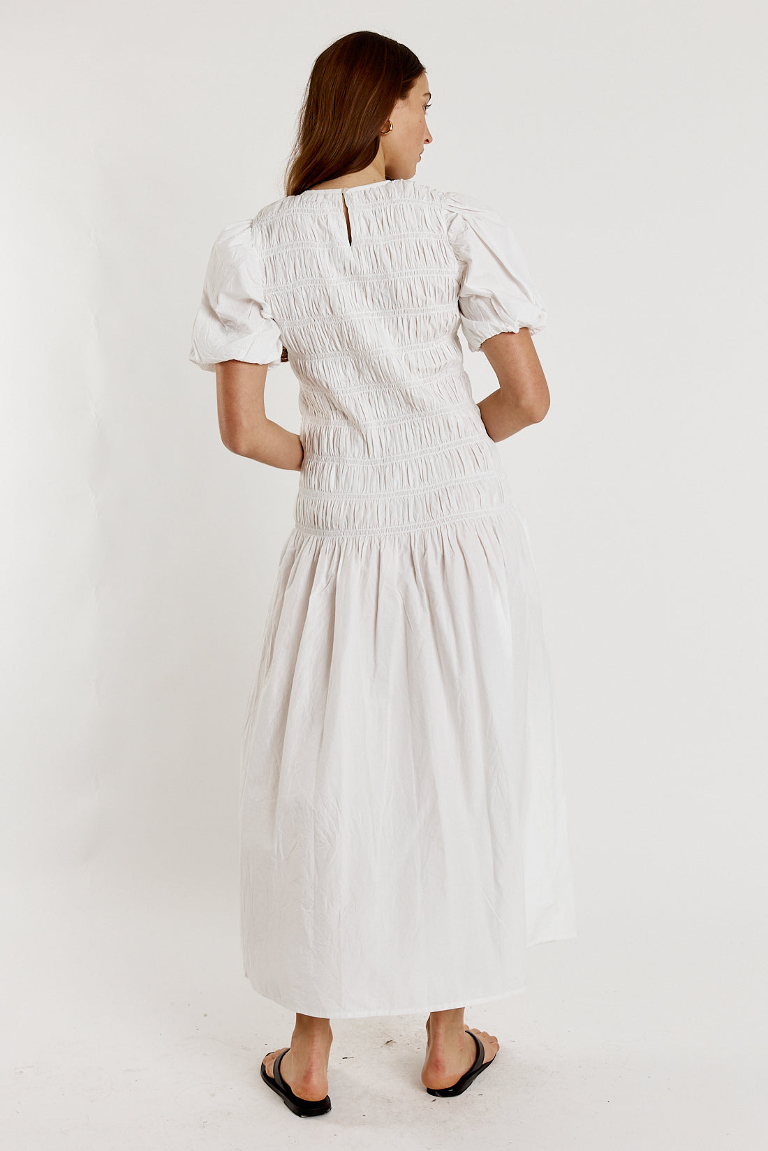 Cowgirl Surfer Giliann Pyke Dress (White)