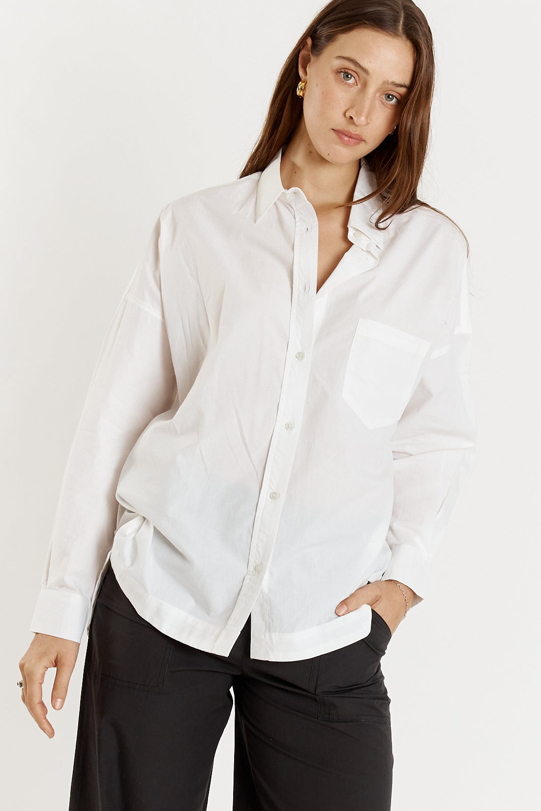 Image of Shirts. Productname: Gililann Tuba Shirt White in White colour by brand - Giliann