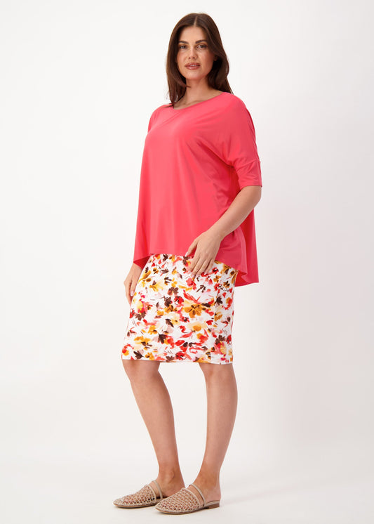 Lou Lou Gina Oversized Slouch Bamboo T-Shirt (Berry)