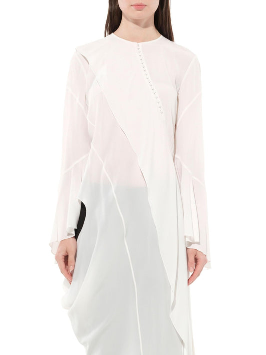 Image of Shirts. Product name - Blouse in White colour by brand - GIVENCHY