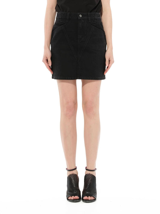 Image of a model wearing Skirts. Productname: GIVENCHY Classic Skirt in Black colour by brand - GIVENCHY