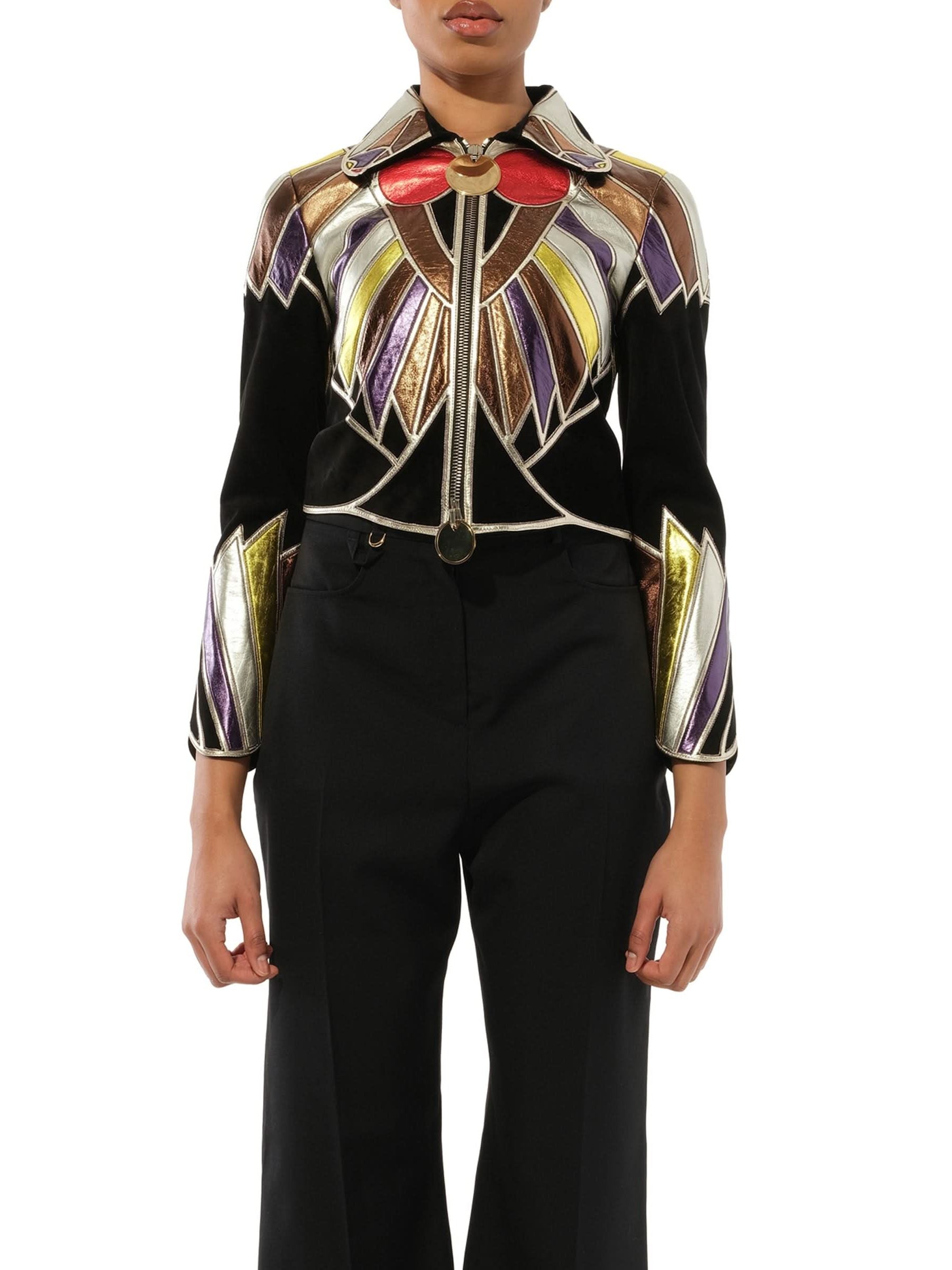 Image of a model wearing Outerwear. Productname: GIVENCHY Jacket in Multicolor colour by brand - GIVENCHY