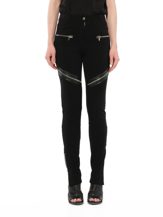 Image of a model wearing Pants. Productname: GIVENCHY Leggings in Black colour by brand - GIVENCHY