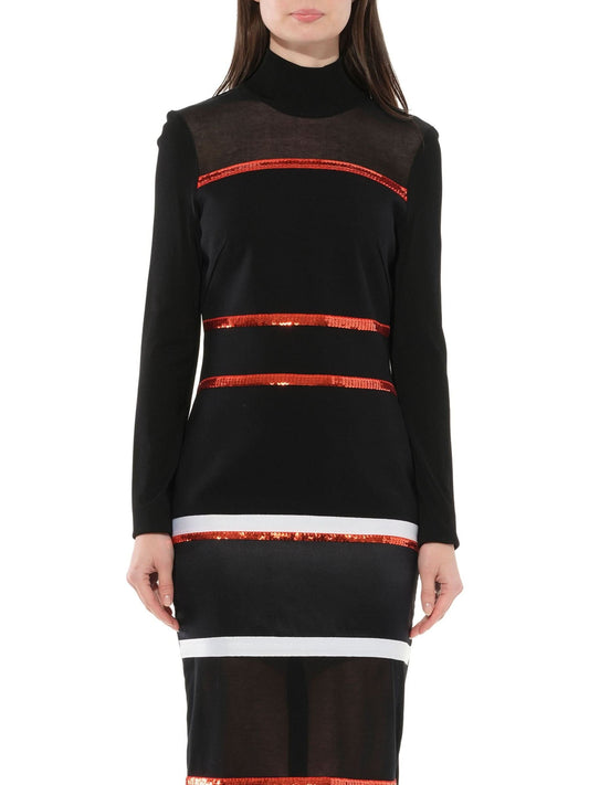 Image of a model wearing Dress. Productname: GIVENCHY Long Dress in Multicolor colour by brand - GIVENCHY