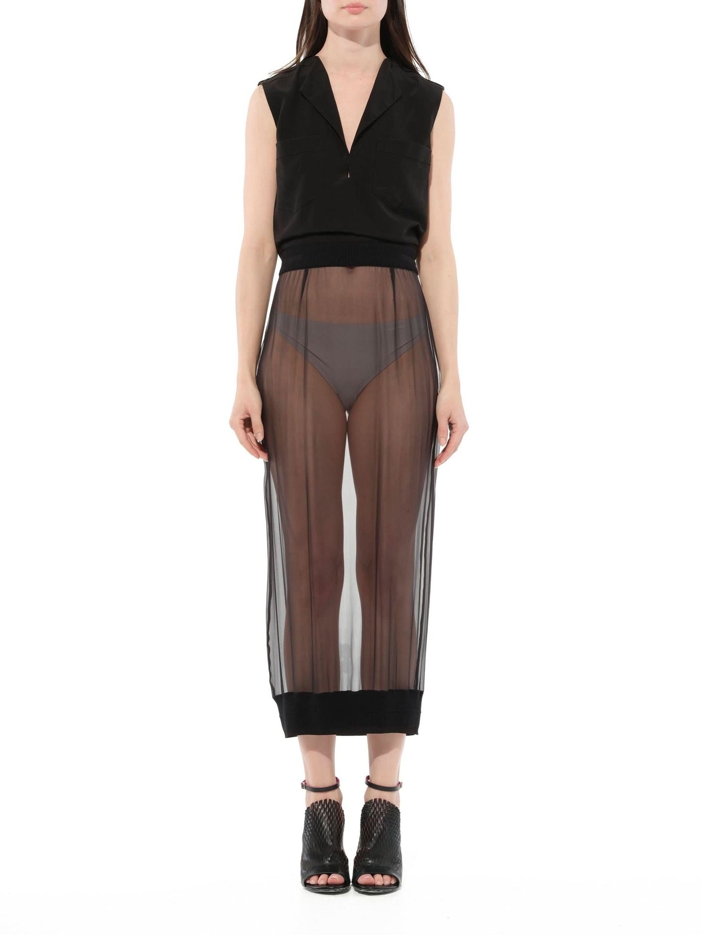 GIVENCHY Long Skirt (Black)