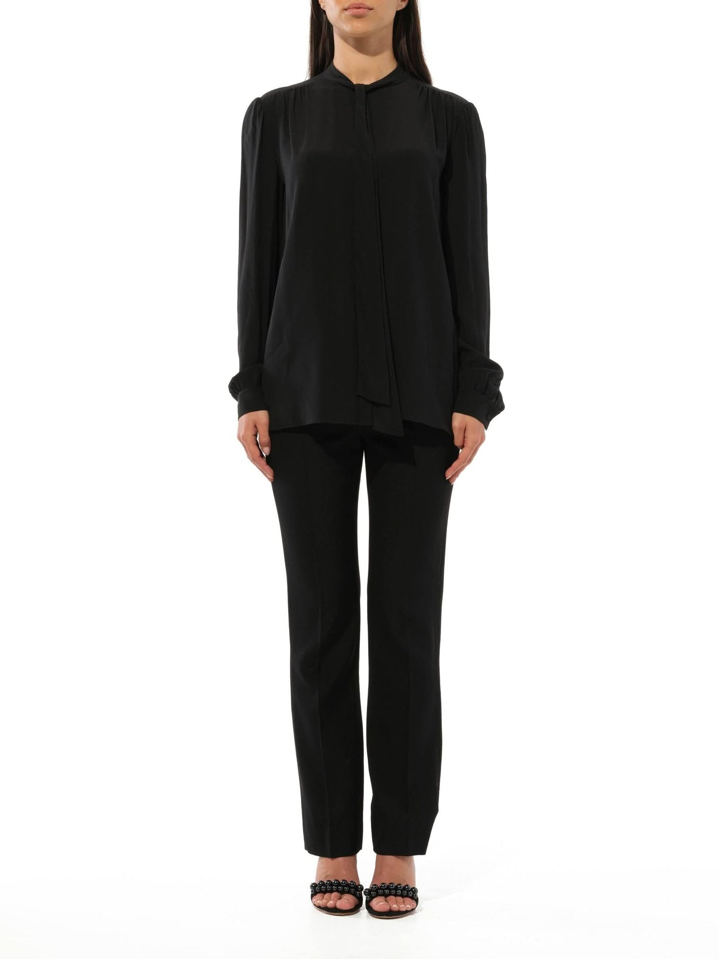 GIVENCHY Long Sleeve Top (Black)
