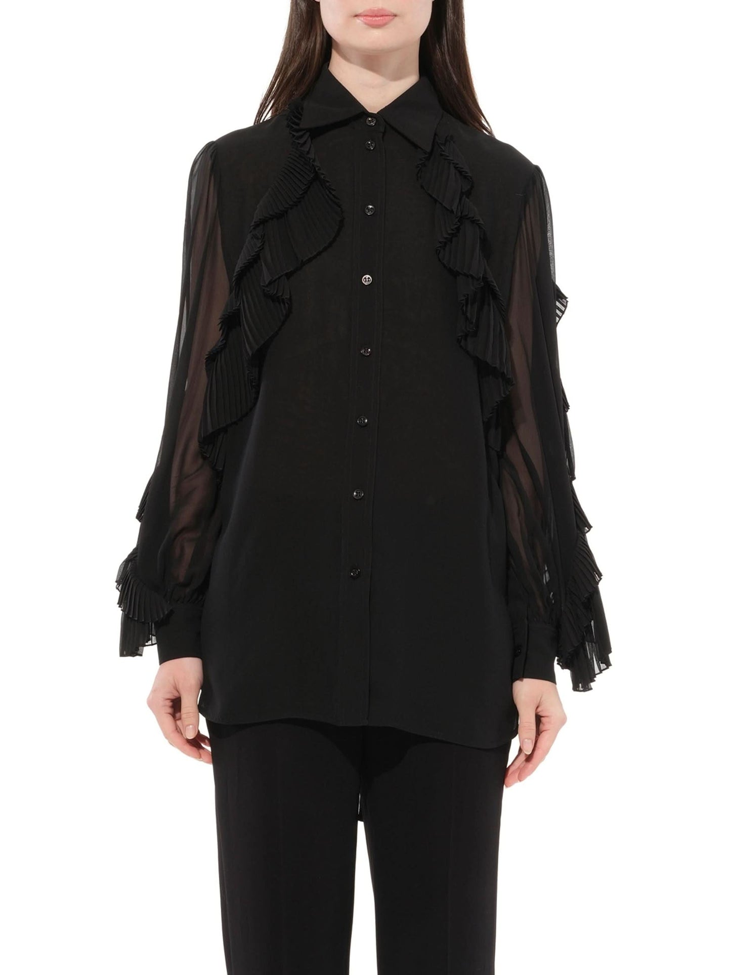 Image of Others. Productname: GIVENCHY Long Sleeves Shirts in Black colour by brand - GIVENCHY