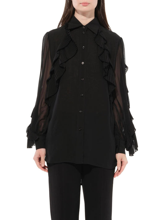 Image of Others. Productname: GIVENCHY Long Sleeves Shirts in Black colour by brand - GIVENCHY