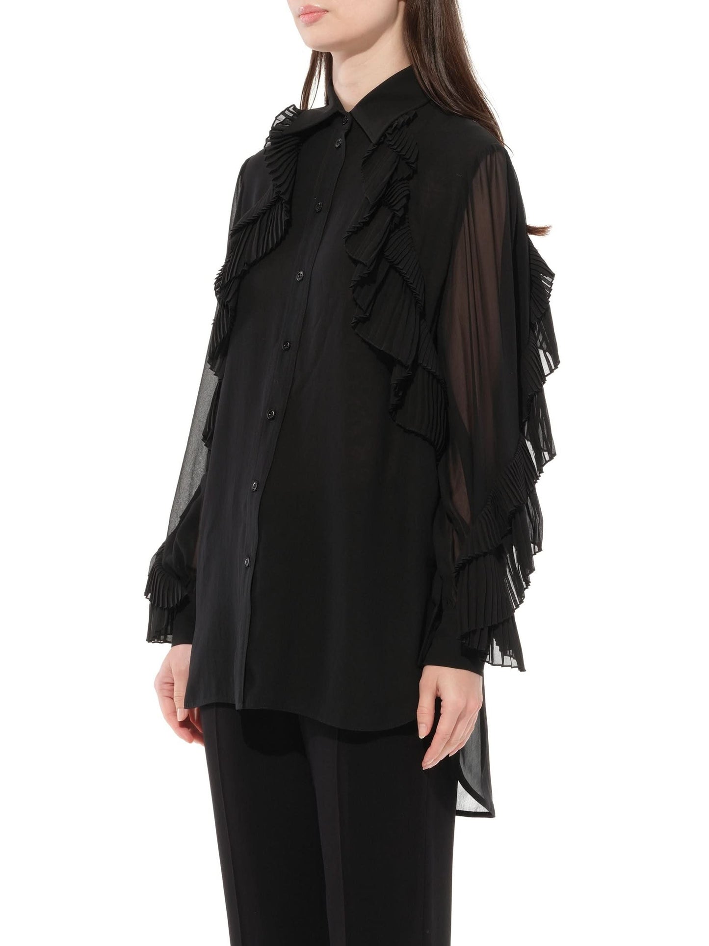 GIVENCHY Long Sleeves Shirts (Black)