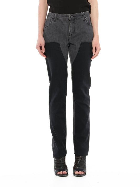 Image of a model wearing Denim. Productname: GIVENCHY Jeans in BLACK colour by brand - GIVENCHY