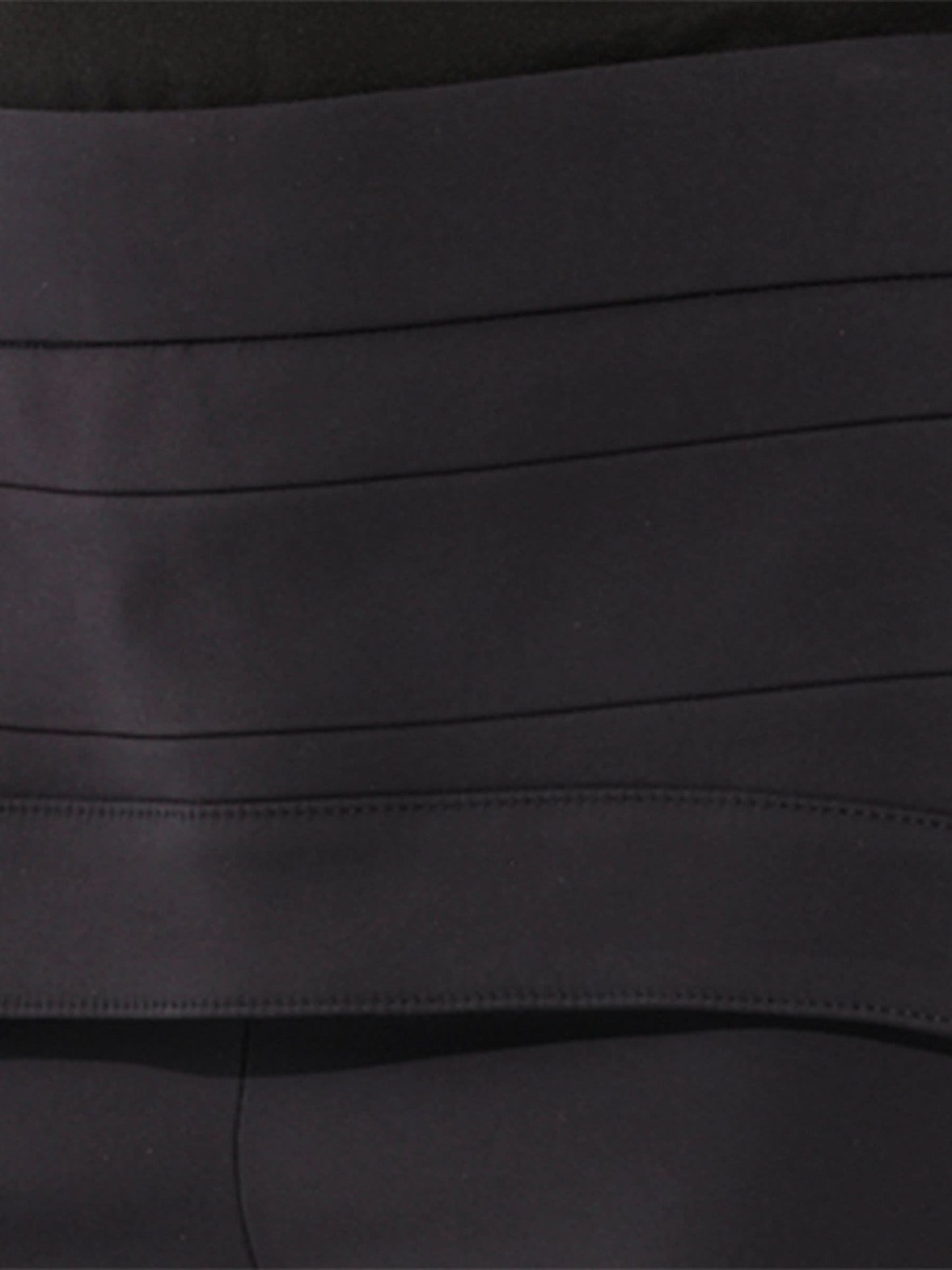 GIVENCHY Layered Skirt Pants with Zip (Black)