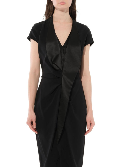 Image of a model wearing Dress. Productname: GIVENCHY Podium Dress in Black colour by brand - GIVENCHY