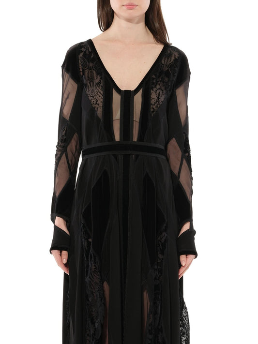 Image of Dresses. Productname: GIVENCHY Podium Long Dress in BLACK colour by brand - GIVENCHY