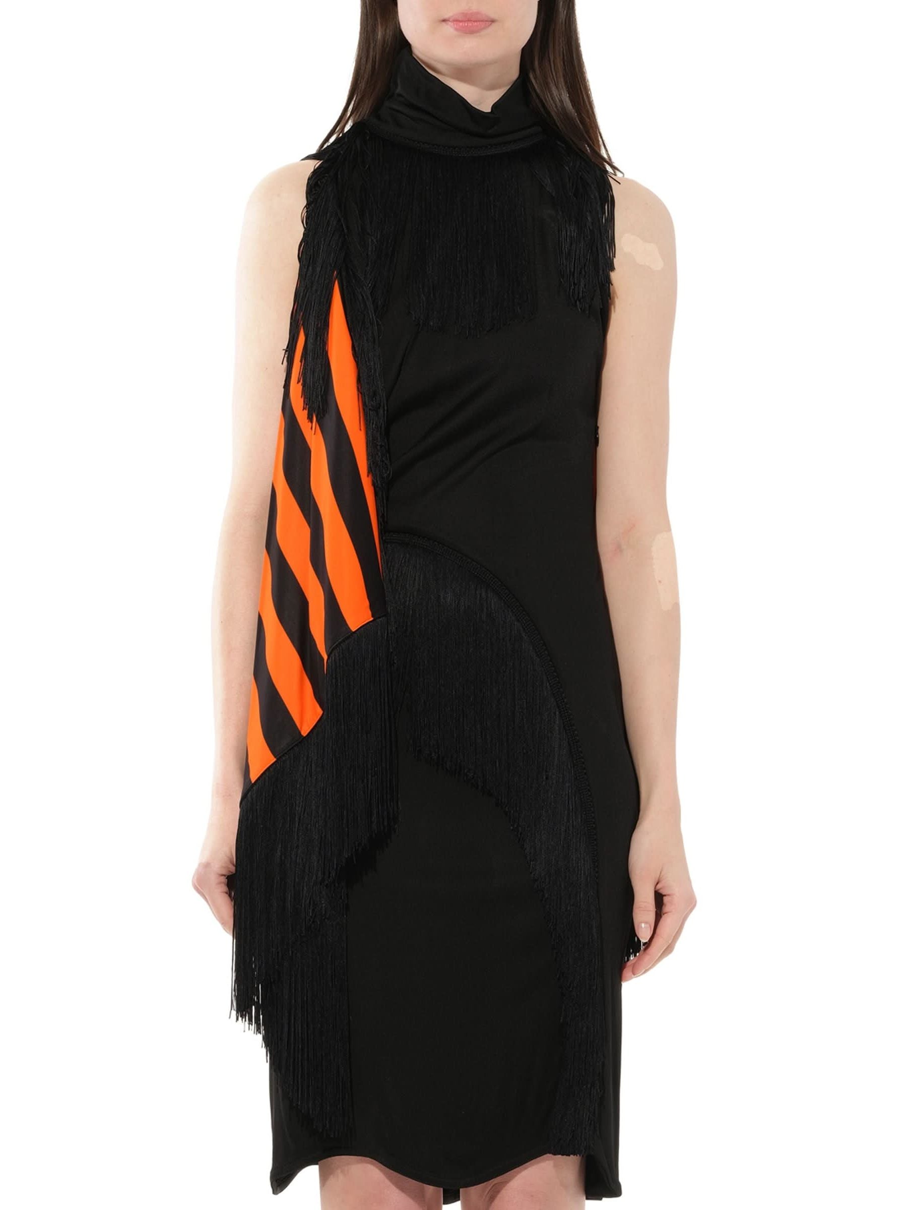 Image of a model wearing Dress. Productname: GIVENCHY Podium Robe Dress in Black colour by brand - GIVENCHY