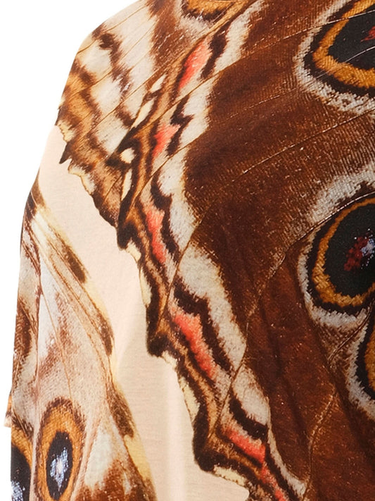 GIVENCHY Podium T-Shirt wth Butterfly Print (Multicolor)