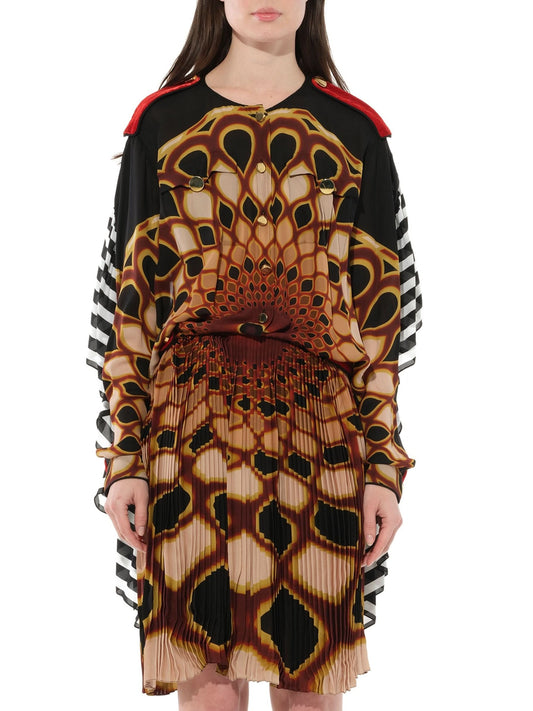 Image of Dresses. Productname: GIVENCHY Short Dress with Print in MULTICOLOR colour by brand - GIVENCHY