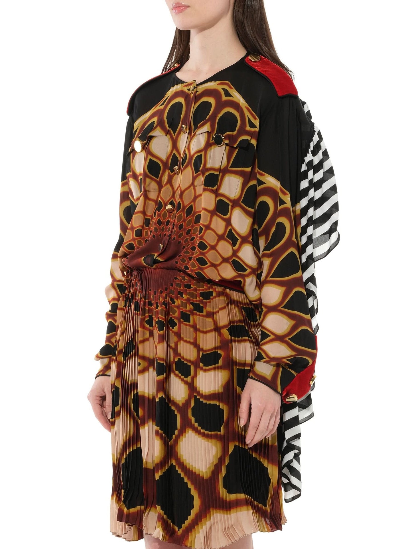 GIVENCHY Short Dress with Print (Multicolour)