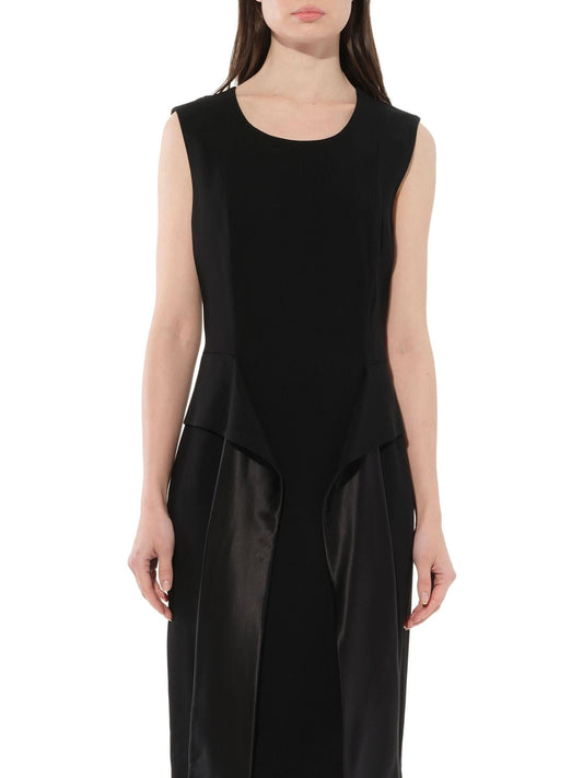 Image of a model wearing Dress. Productname: GIVENCHY Sleeveless Dress in Black colour by brand - GIVENCHY