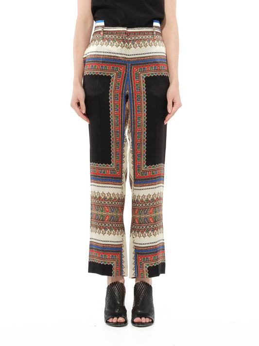 Image of a model wearing Pants. Productname: Trousers in Multicolor colour by brand - GIVENCHY