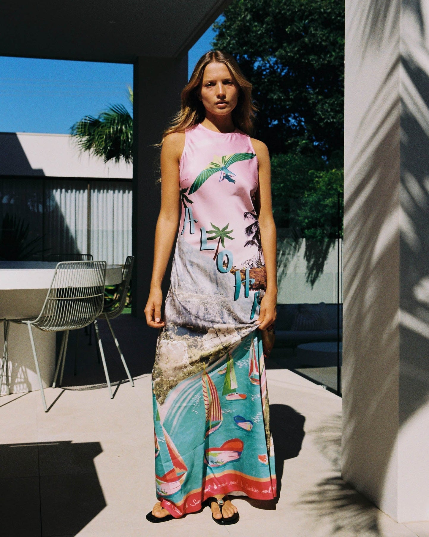 Walnut Melbourne Stockholm Dress (Aloha)