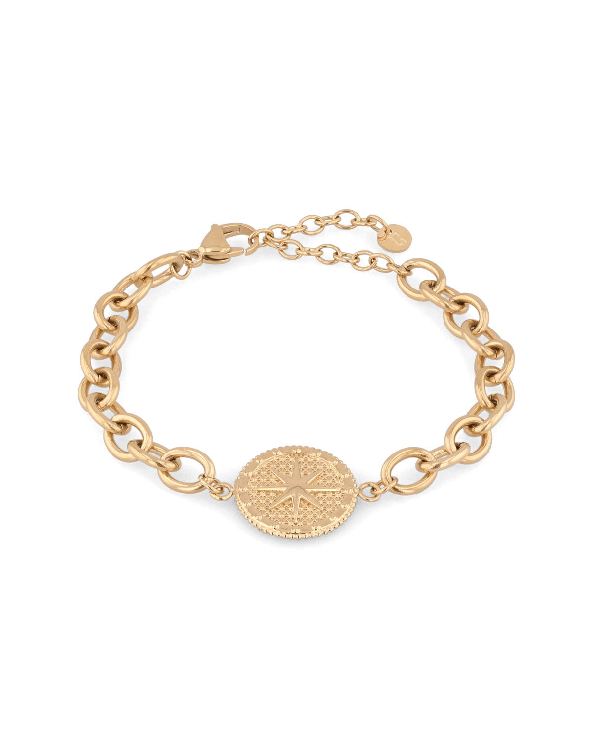 Image of Bracelets. Product name - Guiding Star Gold Chain Bracelet in colour by brand - LAVANA