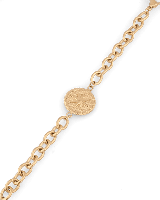 LAVANA Guiding Star Gold Chain Bracelet