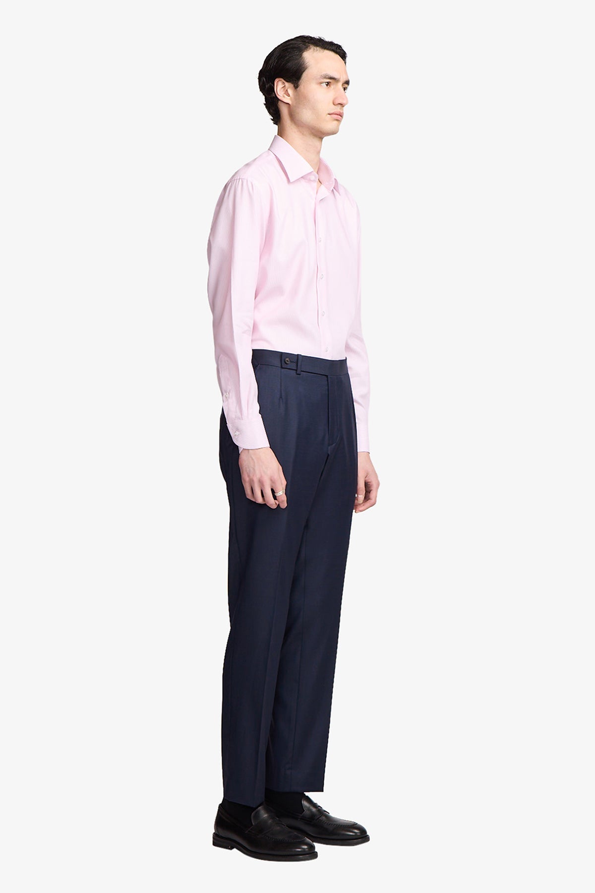 Anthony Squires Gus fine twill stripe (Pink)