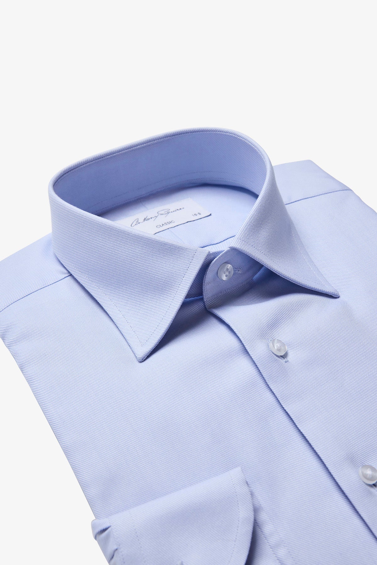 Anthony Squires Gus formal shirt twill (Blue)