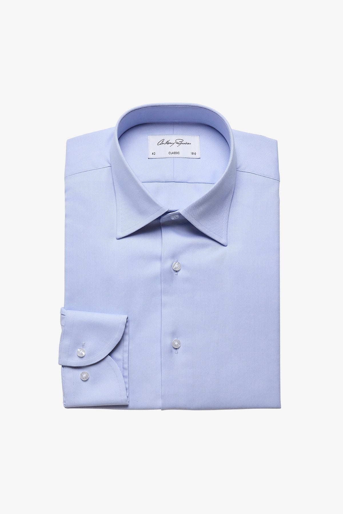 Anthony Squires Gus formal shirt twill (Blue)