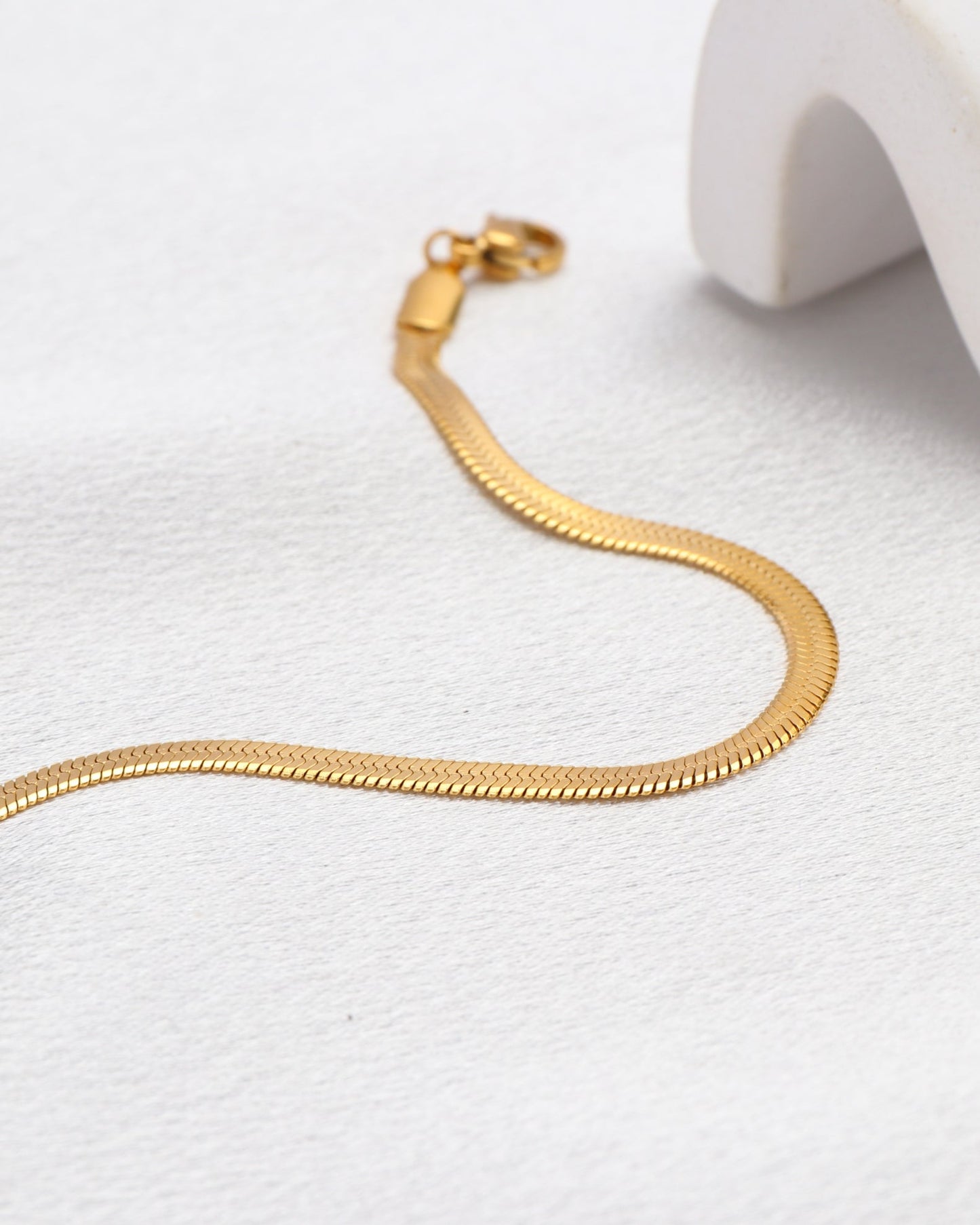 Heychic Sabi Snake Chain Bracelet (Gold)