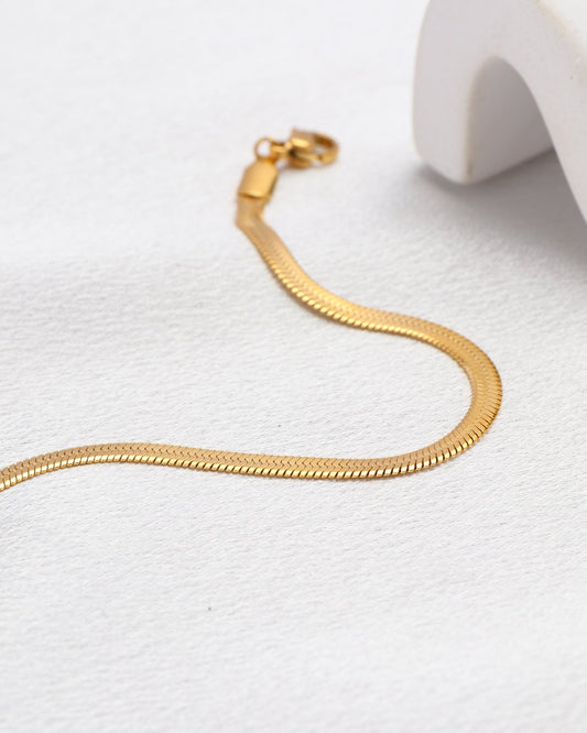 Heychic Sabi Snake Chain Bracelet (Gold)