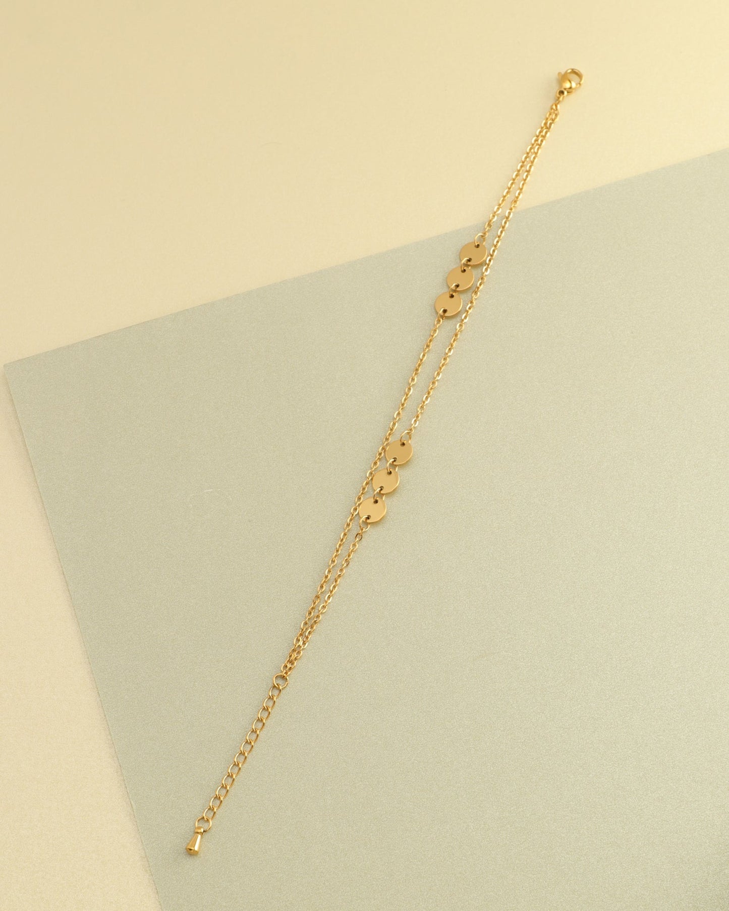 Heychic Amara Circle Chain Bracelet (Gold)