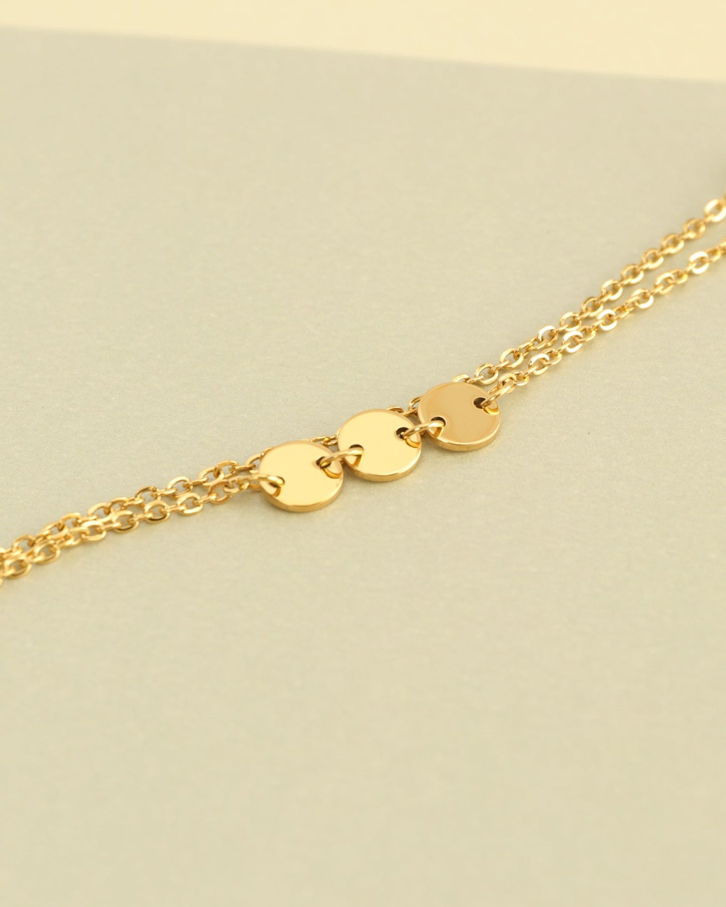 Heychic Amara Circle Chain Bracelet (Gold)