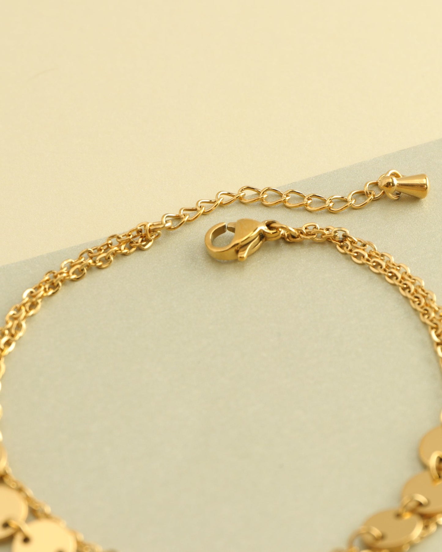 Heychic Amara Circle Chain Bracelet (Gold)