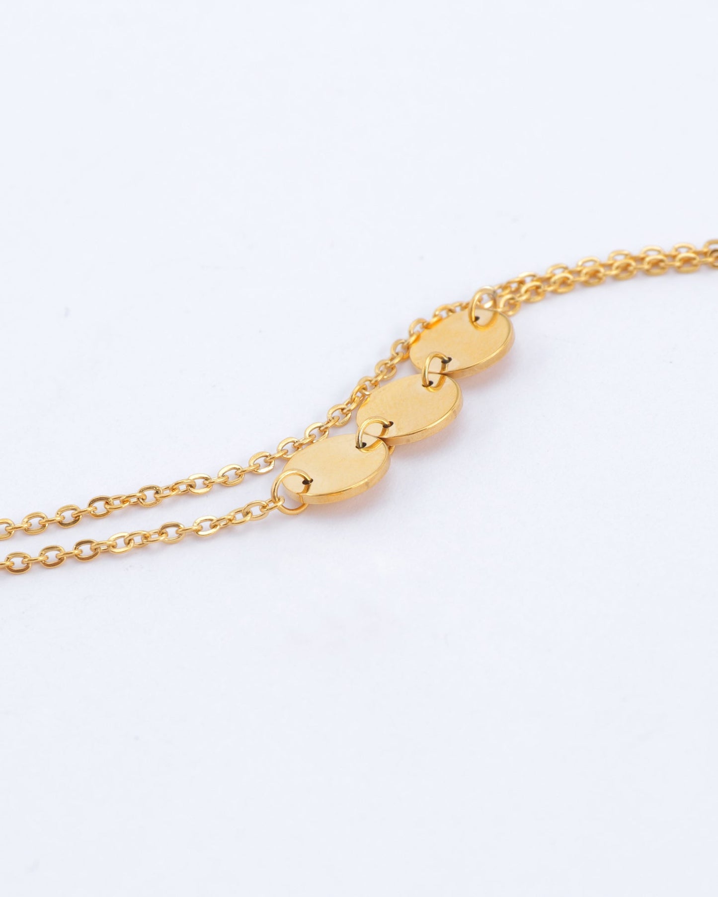 Heychic Mara Circle Chain Bracelet (Gold)