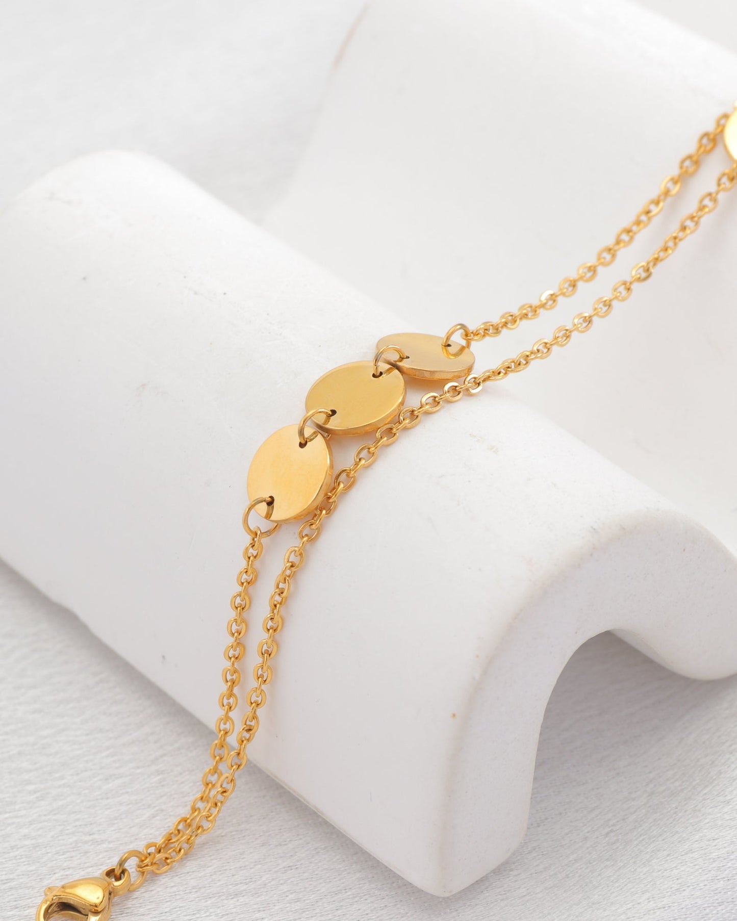 Heychic Mara Circle Chain Bracelet (Gold)