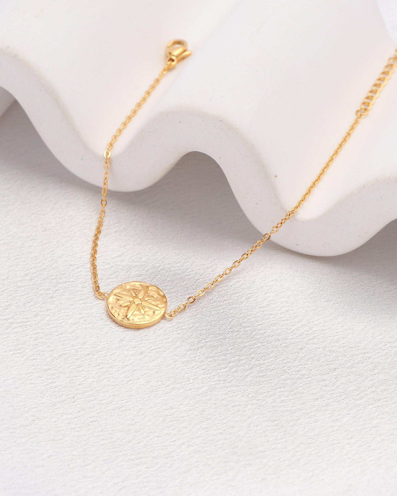 Image of Accessories. Productname: Stellina Gold Star Bracelet in Gold colour by brand - Heychic