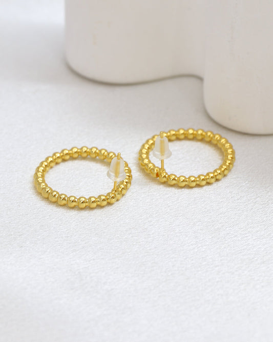 Heychic Livy Circle Earrings (Gold)