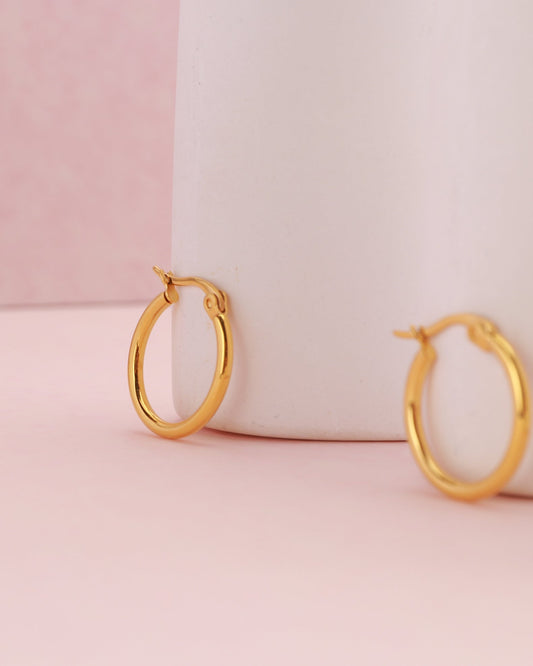 Heychic Luminara Hoop Earrings (Gold)
