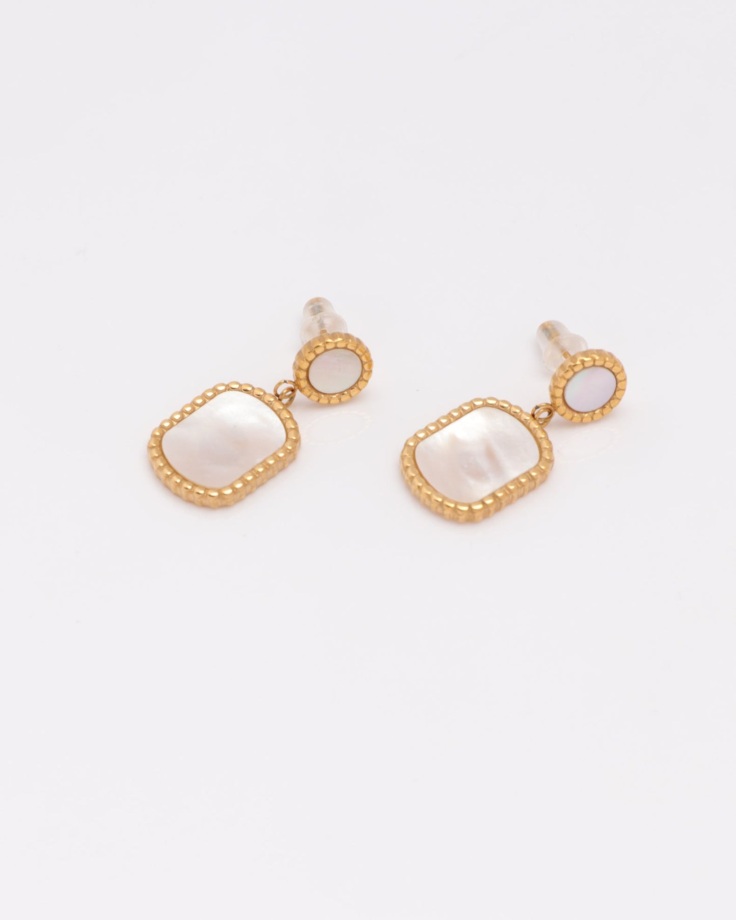 Heychic Skylar Shell Earrings (Gold)