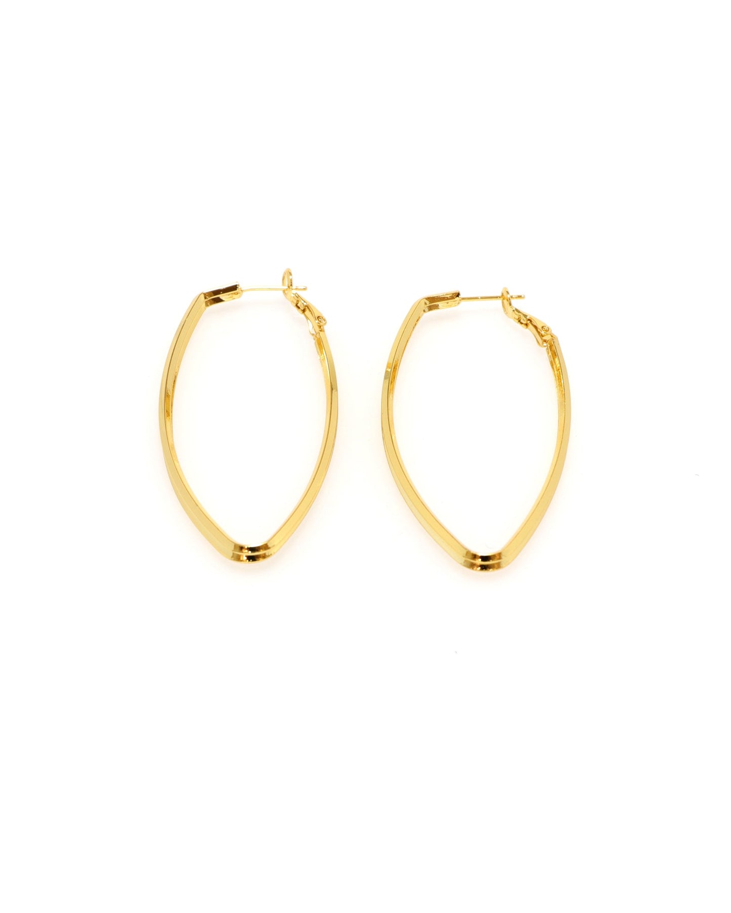 Heychic Pyra Irregular Hoop Earrings (Gold)