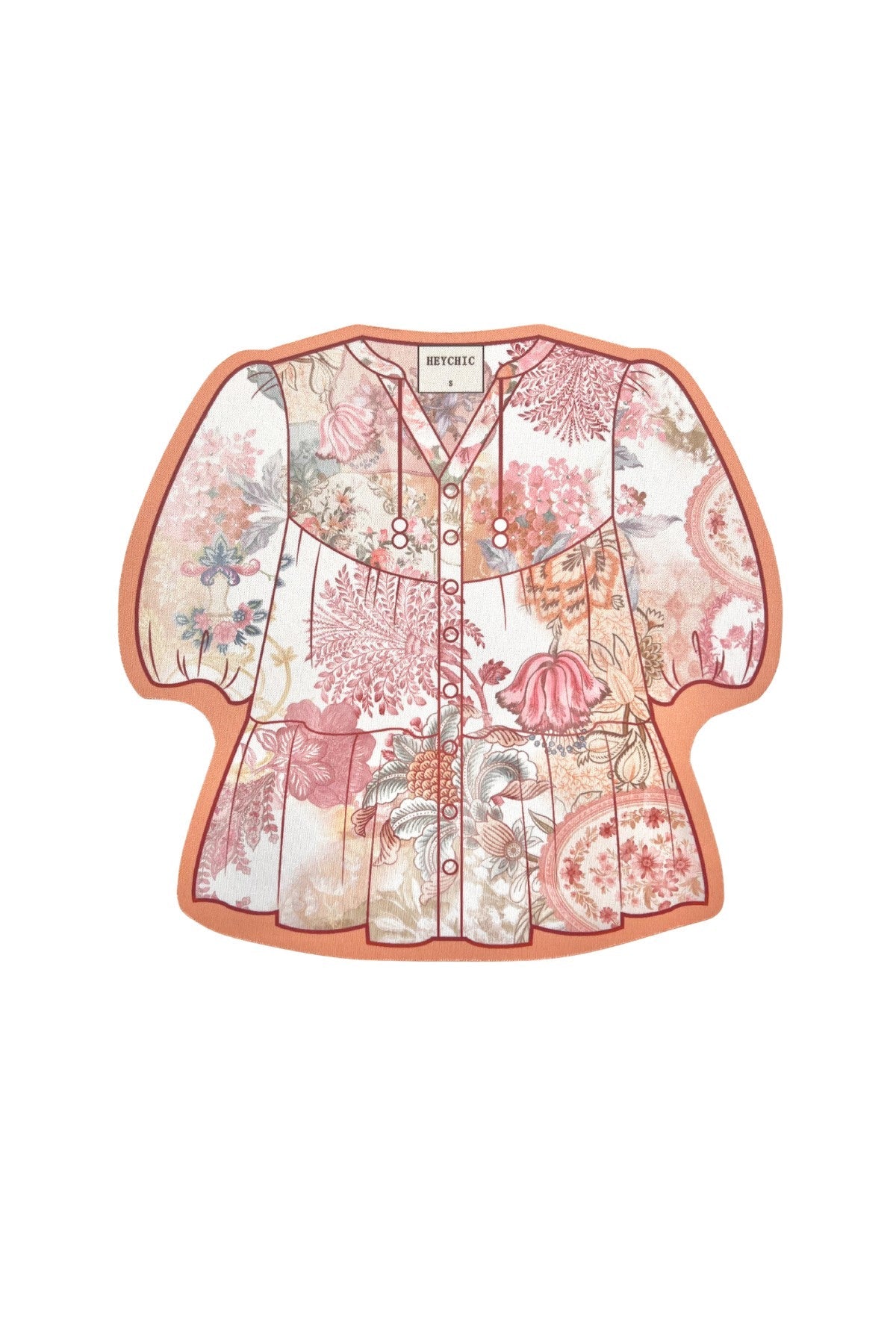 HEYCHIC Gezelle Floral Mouse Pad (Pink)