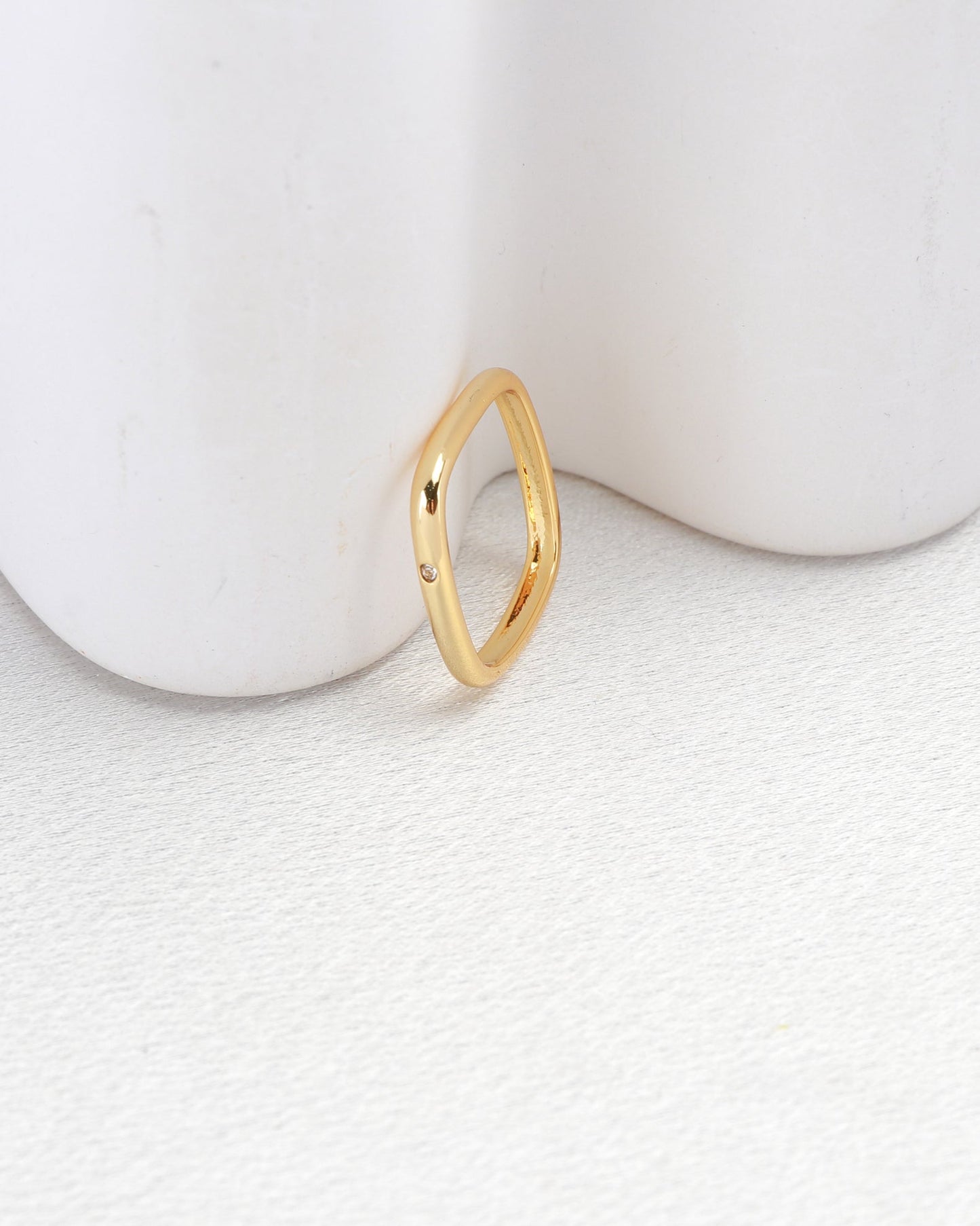 Heychic Quadra Square Ring (Gold)