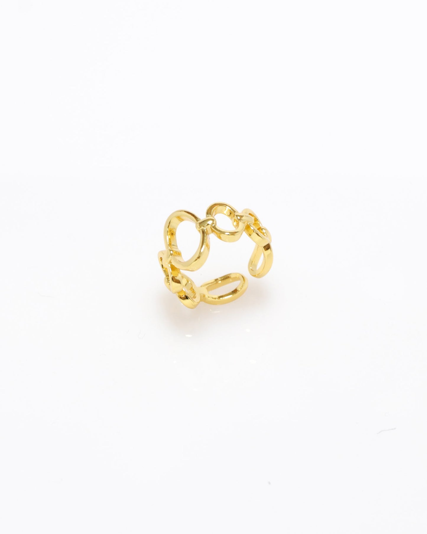 Heychic Celia Chain Link Ring (Gold)