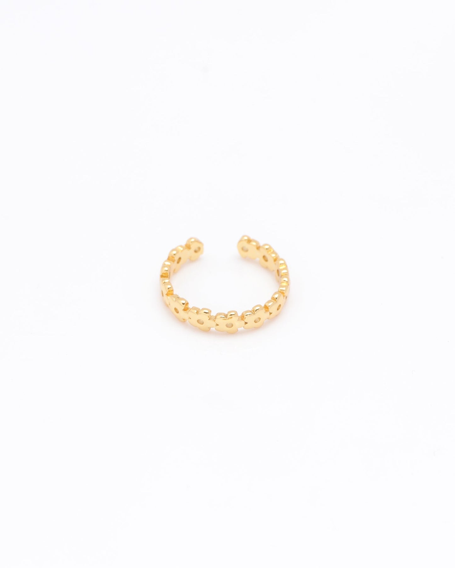 Image of Accessories. Productname: Bloom Gold Floral Ring in Gold colour by brand - Heychic