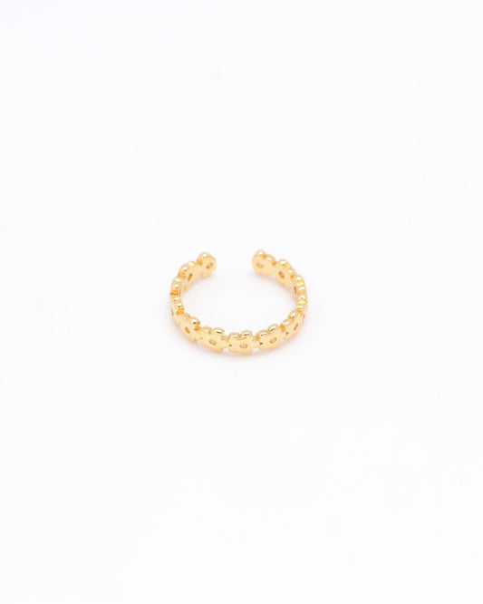 Image of Accessories. Productname: Bloom Gold Floral Ring in Gold colour by brand - Heychic