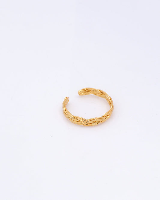 Heychic Tressa Braided Ring (Gold)